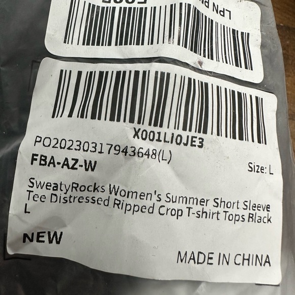 SweatyRocks Women's Short Sleeve Crop Top - Picture 4 of 4